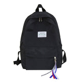 Women Solid Color Backpack