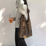 Leopard spot Women shopping bag