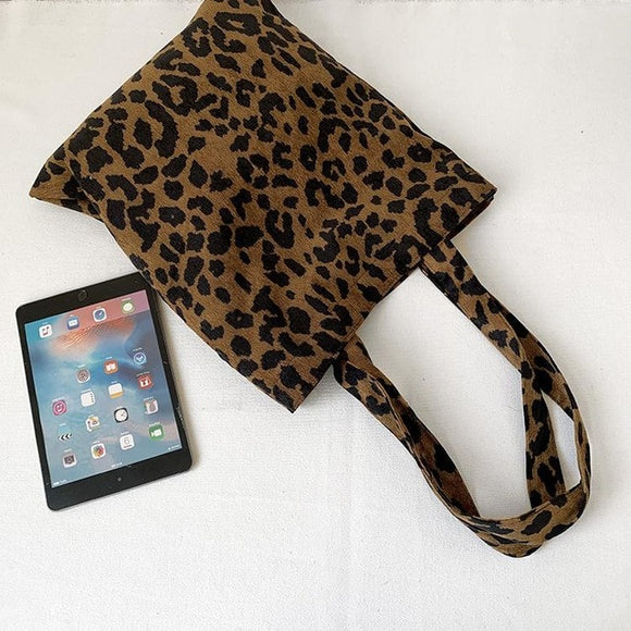 Leopard spot Women shopping bag